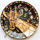 'Golden giraffe ' decorative plate-wall decoration. Decorative plates. Art by Tanya Shest. My Livemaster. Фото №6