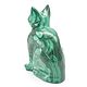 Кошка из малахита «Гордость» фигурка. Статуэтка. Planeta Mineral. Ярмарка Мастеров.  Фото №4