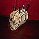Stand for pencils and pens Skull. Pencil holders. DG labs. Online shopping on My Livemaster.  Фото №2