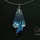 First snow - a pendant made of wood and resin. Pendants. Treas. Online shopping on My Livemaster.  Фото №2