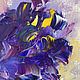 2 Paintings with irises. Textured volumetric irises in oil on canvas. Pictures. Zabaikalie. My Livemaster. Фото №4