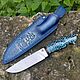 Handmade knife 'Stingray' steel Elmax, Knives, Chrysostom,  Фото №1
