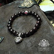 Украшения handmade. Livemaster - original item Garnet bracelet 