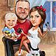 Заказать Шарж ко дню Св.Валентина , подарок влюбленным. Ирина Филипченко. Ярмарка Мастеров. . Картины Фото №3