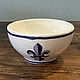 Заказать Винтаж: Старинная чашка «Fleur de lys », HB Quimper, Франция. Brocante chez Alla. Ярмарка Мастеров. . Кружки винтажные Фото №3