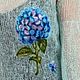 Women's jumper Hydrangea, kid mohair, felting, flowers, wool painting. Jumpers. SIBERIA COOL (knitting & painting) (Siberia-Cool). Online shopping on My Livemaster.  Фото №2