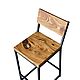 Loft-style bar stool with a seat made of elm slab. Chairs. Custom furniture making U.LOFT. Online shopping on My Livemaster.  Фото №2