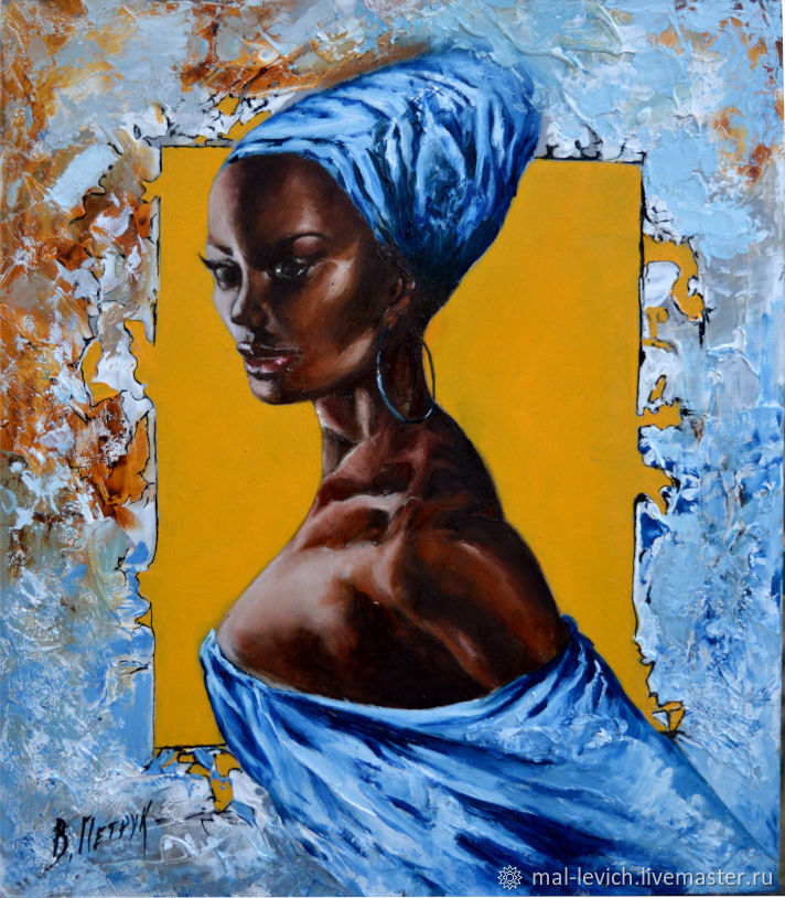 Картина негритянка. Негритянка живопись. Африканка картина. Африканская живопись маслом. Интерьерная картина африканка.