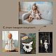 Clothing for dolls, dress for doll with flowers made of natural linen. Clothes for dolls. molinialife. My Livemaster. Фото №4