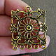 Connector pendant Openwork, gold tone, 32 x 35 mm. for PCs. Pendants. beadsbeautiful2. My Livemaster. Фото №4