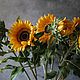 Подсолнух из холодного фарфора. Ручная работа. Композиции. La' BoTanica. Интернет-магазин Ярмарка Мастеров.  Фото №2