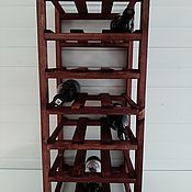 Для дома и интерьера handmade. Livemaster - original item Rack for 21 bottles of wine and champagne in mocha color. Handmade.