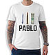 T-shirt cotton 'Pablo Escobar', T-shirts and undershirts for men, Moscow,  Фото №1