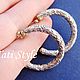 Серебряные серьги - полукольца ,, VISANNA ,,. Серьги-пусеты. Tati Style. Ярмарка Мастеров.  Фото №9