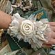 Браслет-манжета " Shabby chic ". Браслет-манжета. Elena. Ярмарка Мастеров.  Фото №6