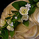 Wreath ' White roses'. Headband. Novozhilova Hats. My Livemaster. Фото №5