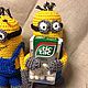 Миньоны (из м/ф Гадкий Я) (minion). Мягкие игрушки. Knittland (knittland). Интернет-магазин Ярмарка Мастеров.  Фото №2