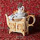 Заказать Винтаж:  антикварная комода с посудой для мытья. Fancy teapots. Ярмарка Мастеров. . Чайники винтажные Фото №3