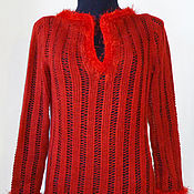 Одежда handmade. Livemaster - original item Knitted openwork tunic. Handmade.