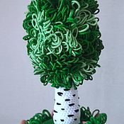 Куклы и игрушки ручной работы. Ярмарка Мастеров - ручная работа Birch Knitted decorations for the puppet theater Knitted tree. Handmade.