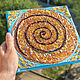 Pintura ámbar concha de oro. Pictures. real-mandala. Online shopping on My Livemaster.  Фото №2