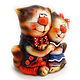 Ceramic figurine 'Lovers'. Figurines. aboka. Online shopping on My Livemaster.  Фото №2