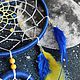 Ловец снов "Сны космоса". Ловцы снов. Сонный Шепот (Ева). Интернет-магазин Ярмарка Мастеров.  Фото №2