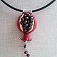 Pendant - necklace Granatik with pomegranate. Necklace. Shagree (Shagree). My Livemaster. Фото №6