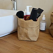 Для дома и интерьера handmade. Livemaster - original item Basket-storage bag (24*10*10 see). Handmade.