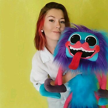 Куклы и игрушки ручной работы. Ярмарка Мастеров - ручная работа Пи Джей мопс-О-гусеница Поппи Плейтайм(PJ Pug-A-Pillar Poppy Playtime). Handmade.