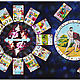 Заказать Коврик для гадания на картах "Lenormand". Мир Таро. Арт-галерея Риты Нун. Ярмарка Мастеров. . Коврик для гадания Фото №3