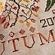 Вышивка "Autumn". Картины. Мастерская Юлии Велигодской. Ярмарка Мастеров.  Фото №5