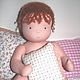 Blank-pattern doll baby knit White angel, Blanks for dolls and toys, Kaluga,  Фото №1
