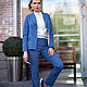 Women's Pantsuit BLUE System LATEST! Action!. Suits. BRAGUTSA. My Livemaster. Фото №6