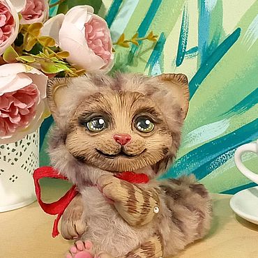 Куклы и игрушки ручной работы. Ярмарка Мастеров - ручная работа Котенок Мия. Серия Зоосад. Handmade.