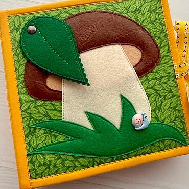 Куклы и игрушки ручной работы. Ярмарка Мастеров - ручная работа Книга из фетра. Handmade.