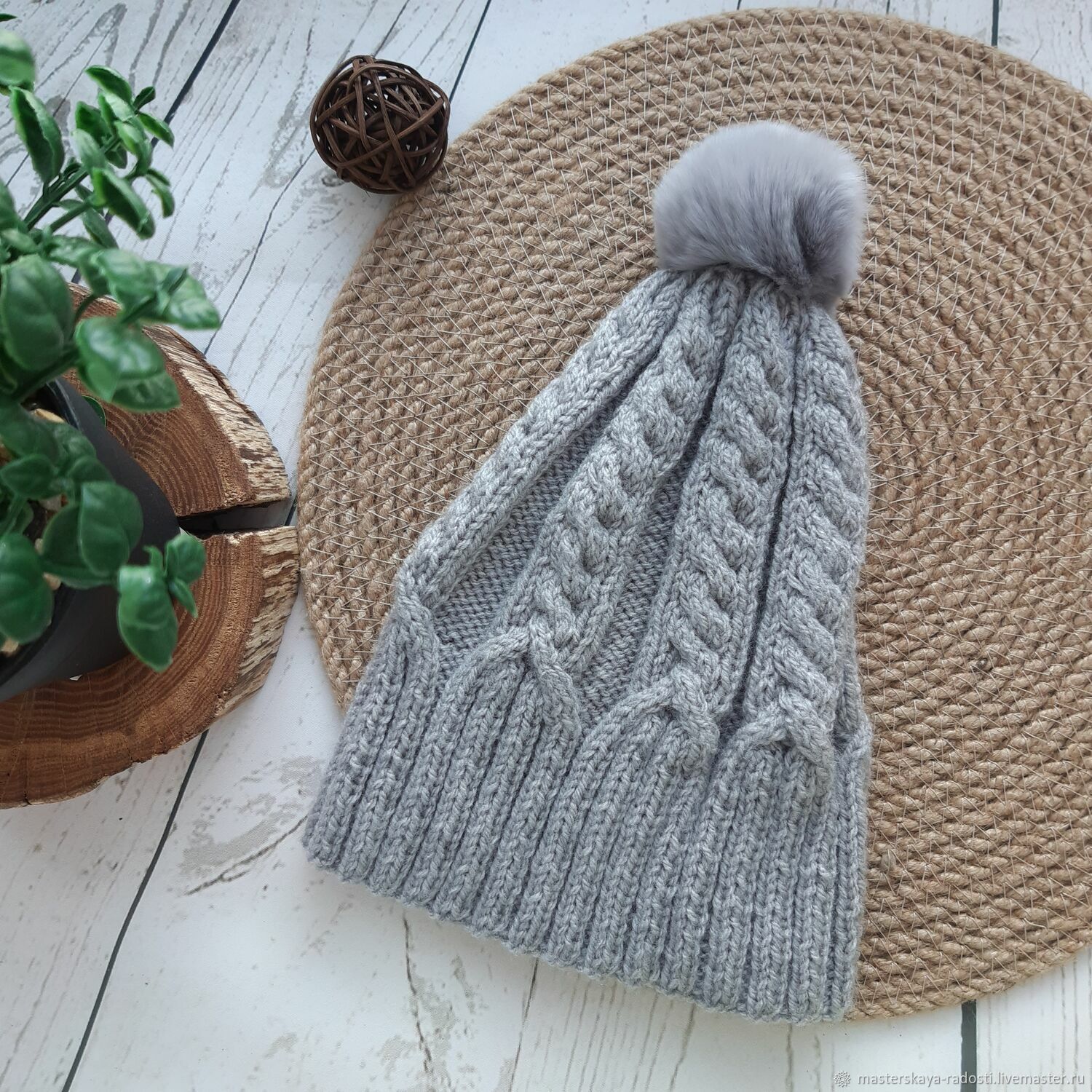Шапки: Шапка детская вязаная с помпоном в интернет-магазине Ярмарка ...