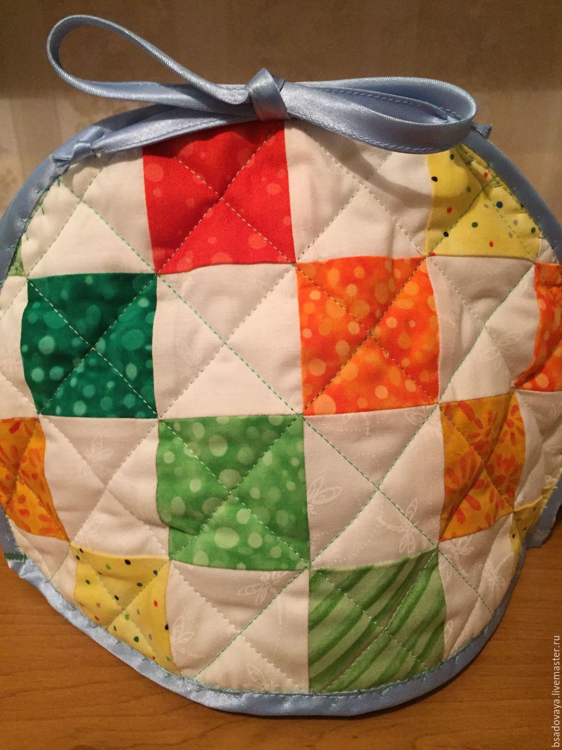 Грелка для чайника СОГРЕВАЙКА, пэчворк – заказать на Ярмарке Мастеров ...
