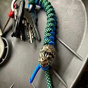 Сувениры и подарки handmade. Livemaster - original item Baboon Bead ,Bronze Paracord Bead. Handmade.