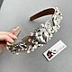 Headband tiara for handmade hair 'Milena'. Hair Decoration. darina-lb. My Livemaster. Фото №6