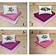 Bed linen for dolls (pink), Doll houses, Moscow,  Фото №1