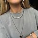 Заказать Комплект из Гематита и натурального барочного Жемчуга. Ivanova jewelry. Ярмарка Мастеров. . Чокер Фото №3