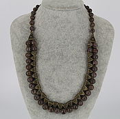 Украшения handmade. Livemaster - original item Necklace made of natural stones Jasper 