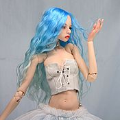 Шарнирная кукла: Фарфоровая шарнирная кукла ЛОРА . (продана)