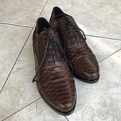 Обувь ручной работы handmade. Livemaster - original item Men`s shoes Python skin. Handmade.
