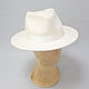 Order Fedora pointy-nosed felt hat. Color milk. Exclusive HATS. LANA ANISIMOVA.. Livemaster. . Hats1 Фото №3