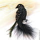 Заказать Брошь Black Raven. Егия Страуюма. Ярмарка Мастеров. . Брошь-булавка Фото №3