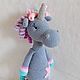 Handmade Crocheted Unicorn toy. Amigurumi dolls and toys. *НеОбЫчНыЕ ПоДаРкИ*. Online shopping on My Livemaster.  Фото №2