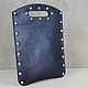 Сумка-чехол для ipad, планшета на латунных заклёпках. Чехол. Евгений (LCManufactory). Ярмарка Мастеров.  Фото №4