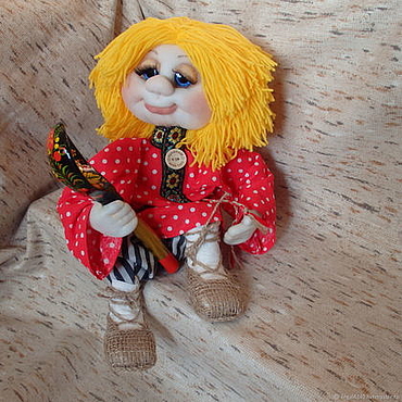 Кукла из капроновых чулок. Украинка. Мастер-класс с пошаговыми фото
